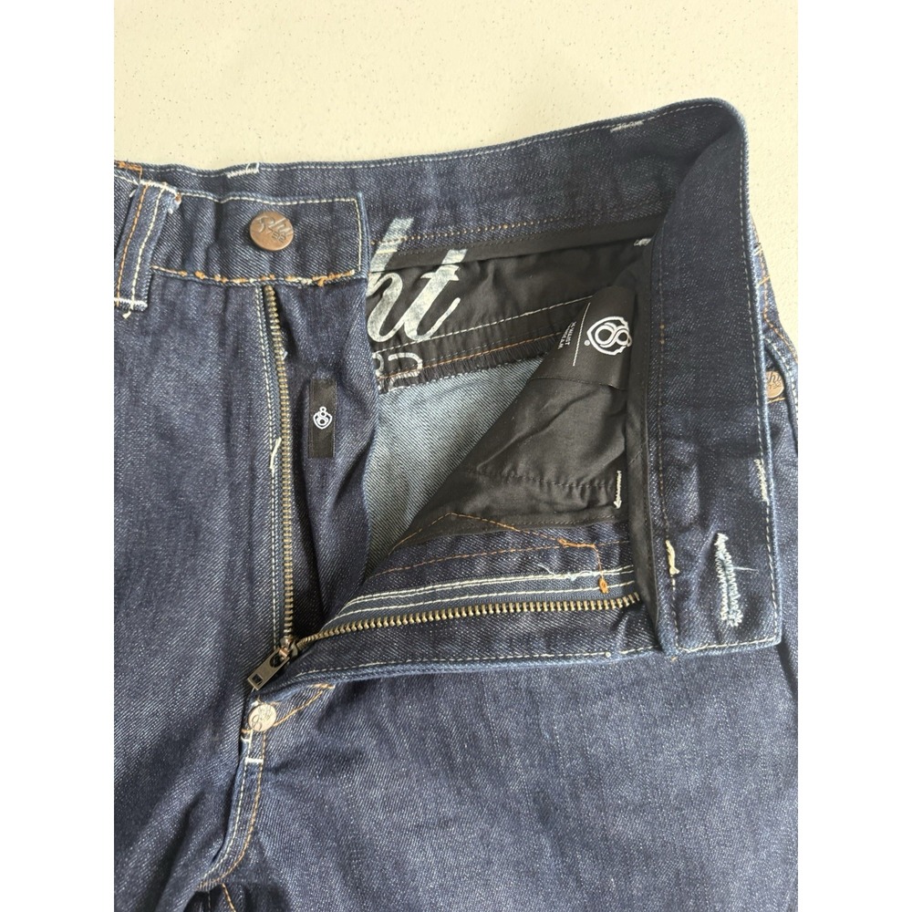 Eight 732 Baggy Jeans Men 36x34 Medium Wash Denim Relaxed Whisker Fade Sk8r VTG - Picture 6 of 10